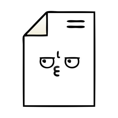 Degrade gölgeli karikatür kağıdın 