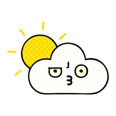 çizgi roman tarzı çizgi film sunshine ve bulut