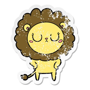 çizgi film aslan sıkıntılı etiket