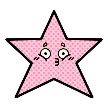 çizgi roman tarzı çizgi film yıldız balık