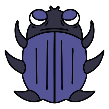 ilginç el karikatür böceği çekilmiş