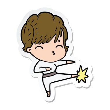 etiket düşünme bir karikatür kadının