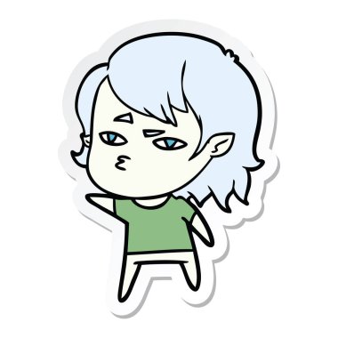 bir çizgi film vampir kız etiketi