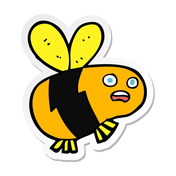 Böllér-ból egy rajzfilm-méh — Stock Vector