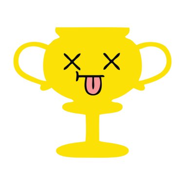 düz renk retro çizgi film Ödülü