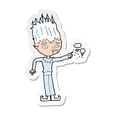 jack frost çizgi film etiketi