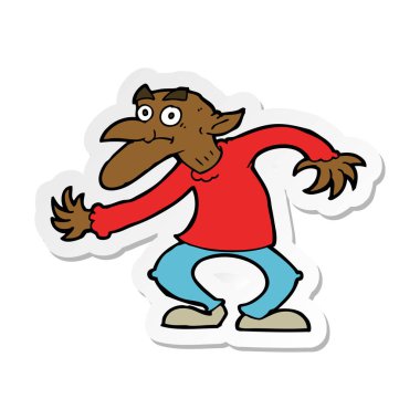 bir çizgi film cin etiket