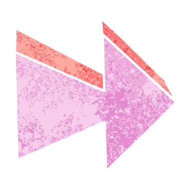 ilginç retro illüstrasyon stil karikatür oku