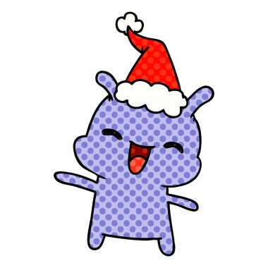 Noel karikatür kawaii yabancı el çekilmiş