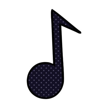 çizgi roman tarzı çizgi film müzik notası