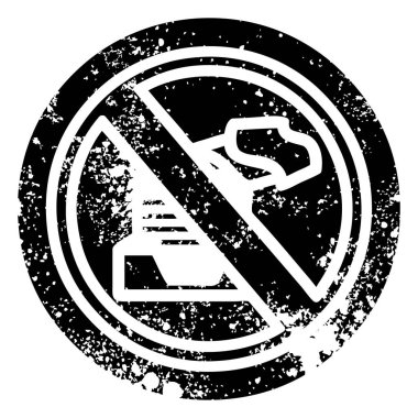 kağıtsız ofis sıkıntılı simgesi simgesi