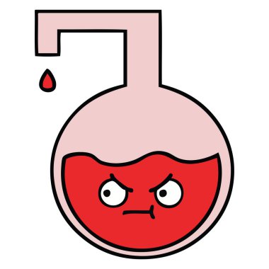 sevimli çizgi bilimsel deney 