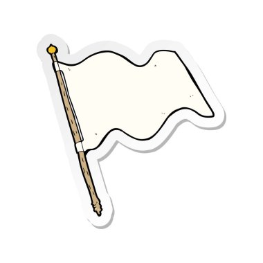 çizgi film beyaz bayrak etiket