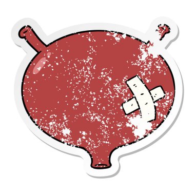 bir çizgi film mesane sıkıntılı etiket