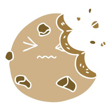 ilginç el çizilmiş karikatür çerez munched