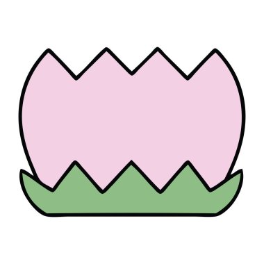 sevimli çizgi çiçek