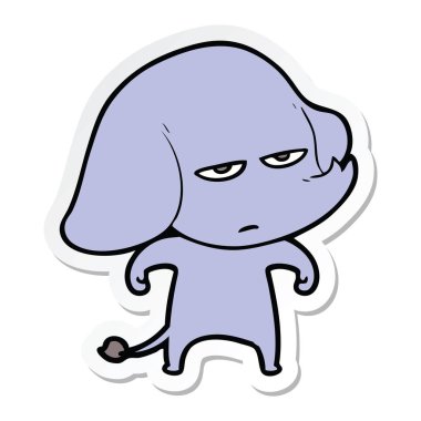 etiket rahatsız çizgi fil