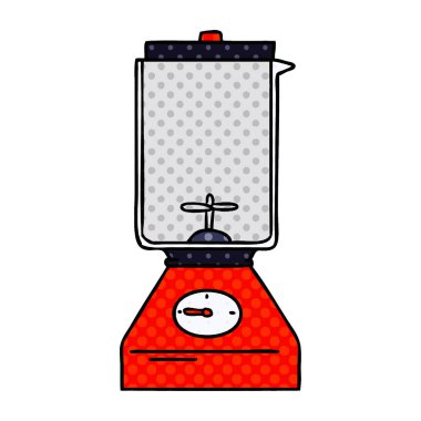 çizgi film doodle gıda blender