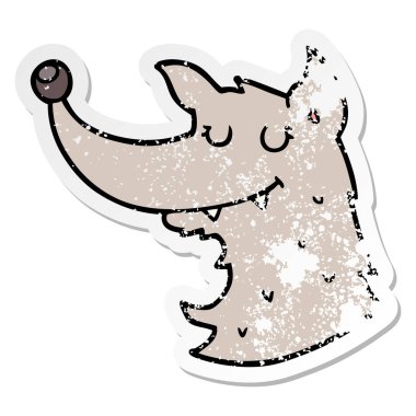 bir çizgi film kurt sıkıntılı etiket