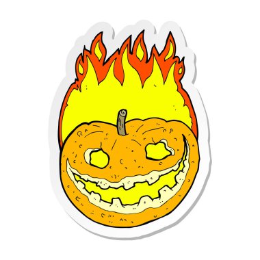 etiket bir karikatür kabak