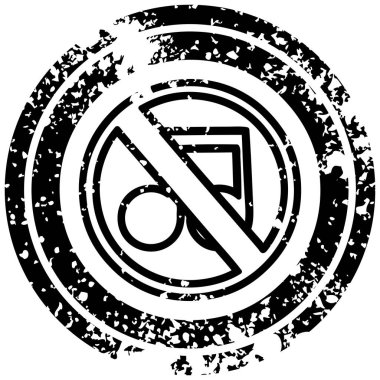 hiçbir müzik sıkıntılı simgesi