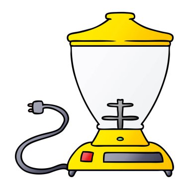 elle çizilmiş degrade çizgi film doodle gıda blender