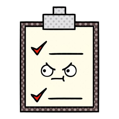 çizgi roman tarzı çizgi film kontrol listesi