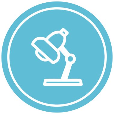 iş lamba dairesel simgesi