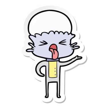 etiket bir tiksinti çizgi film yabancı