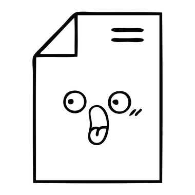 Çizim karikatür kağıdın 