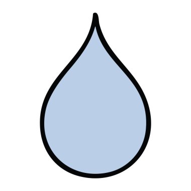 ilginç el çizilmiş karikatür yağmur damlası