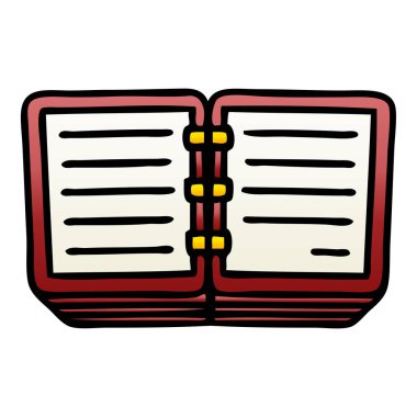 Degrade gölgeli karikatür yığın Günlükler