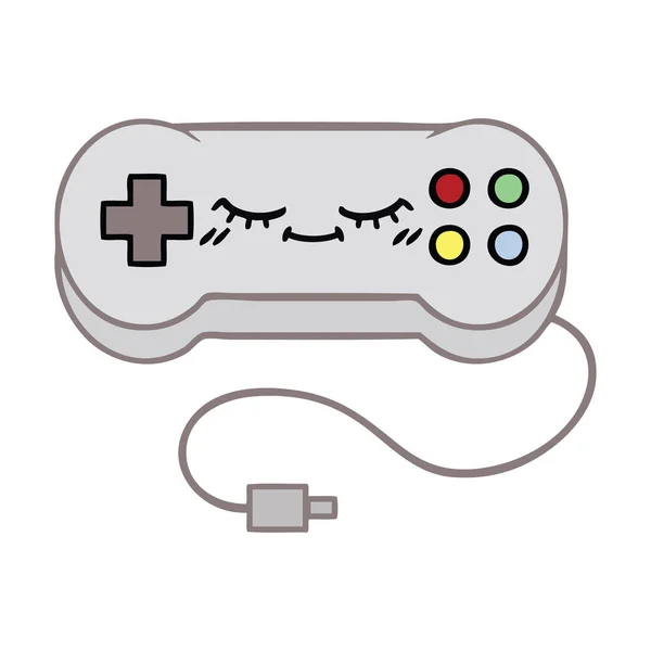 Netter Cartoon-Spielcontroller — Stockvektor