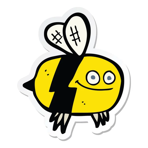 Shicker of a cartoon bee — стоковый вектор