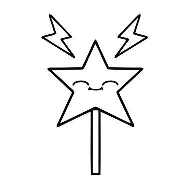 çizgi çizme çizgi film sihirli değnek