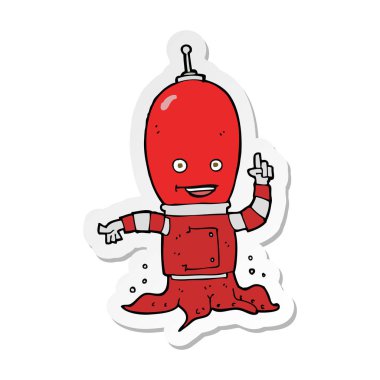 bir çizgi film uzaylı uzaylı etiket