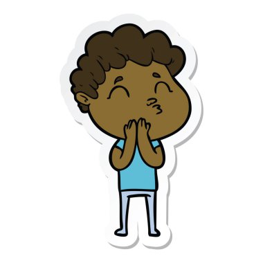 surat asmayı bir çizgi film adamın etiket