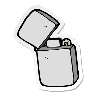 daha hafif bir karikatür metal etiket