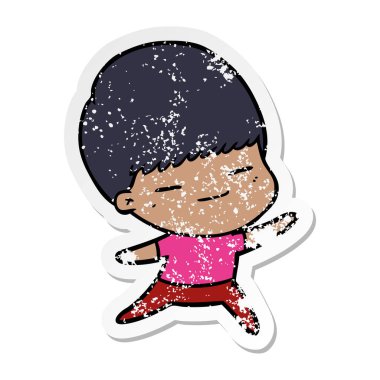 bir çizgi film kendini beğenmiş çocuk sıkıntılı etiket