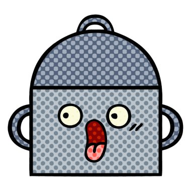 çizgi roman tarzı çizgi film pot pişirme