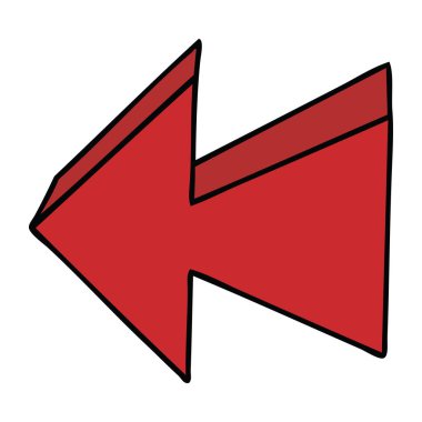 el çekilmiş ilginç karikatür oku