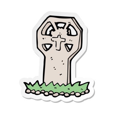 etiket çizgi film ürkütücü mezar