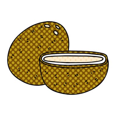 çizgi roman tarzı ilginç çizgi film Hindistan cevizi