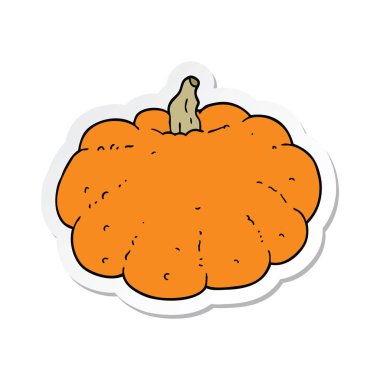 etiket bir karikatür kabak