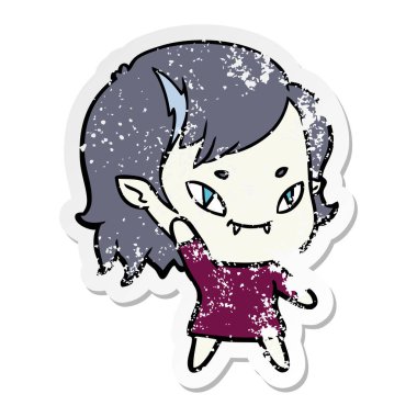 bir çizgi film dostu vampir kızın sıkıntılı etiket