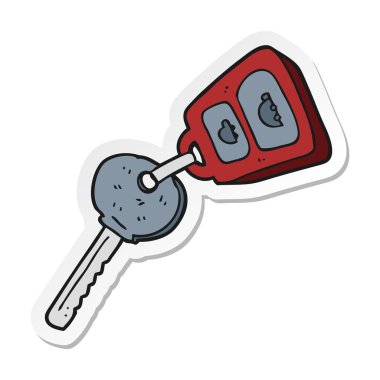 bir çizgi film anahtar etiket