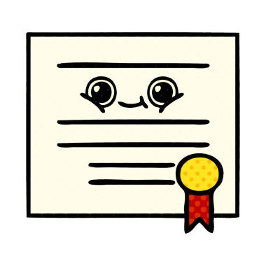 çizgi roman tarzı çizgi film Mezuniyet Diploması