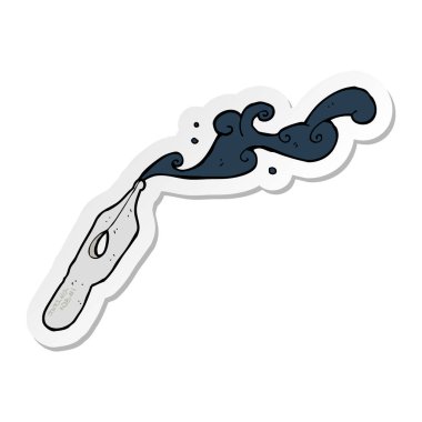 bir çizgi film mürekkep NIB etiket