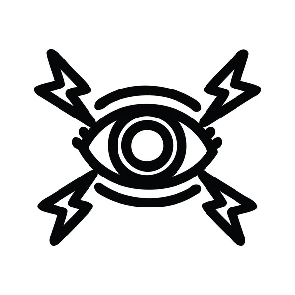 Mystic eye icon — Stock Vector