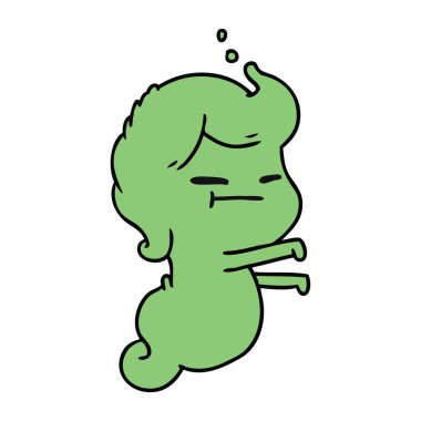 kawaii korkunç hayalet çizgi film